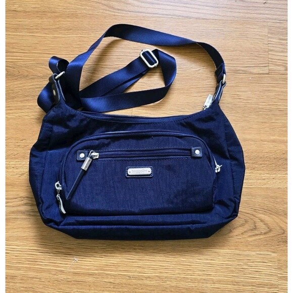BAGGALLINI Everyday AntiTheft RFID protection nylon crossbody Dark Blue - Picture 13 of 13